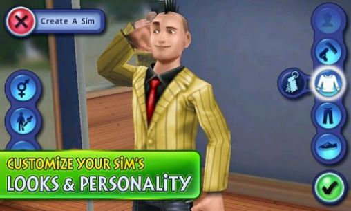 Screenshots von Die Sims 3 für Android-Tablet, Smartphone.